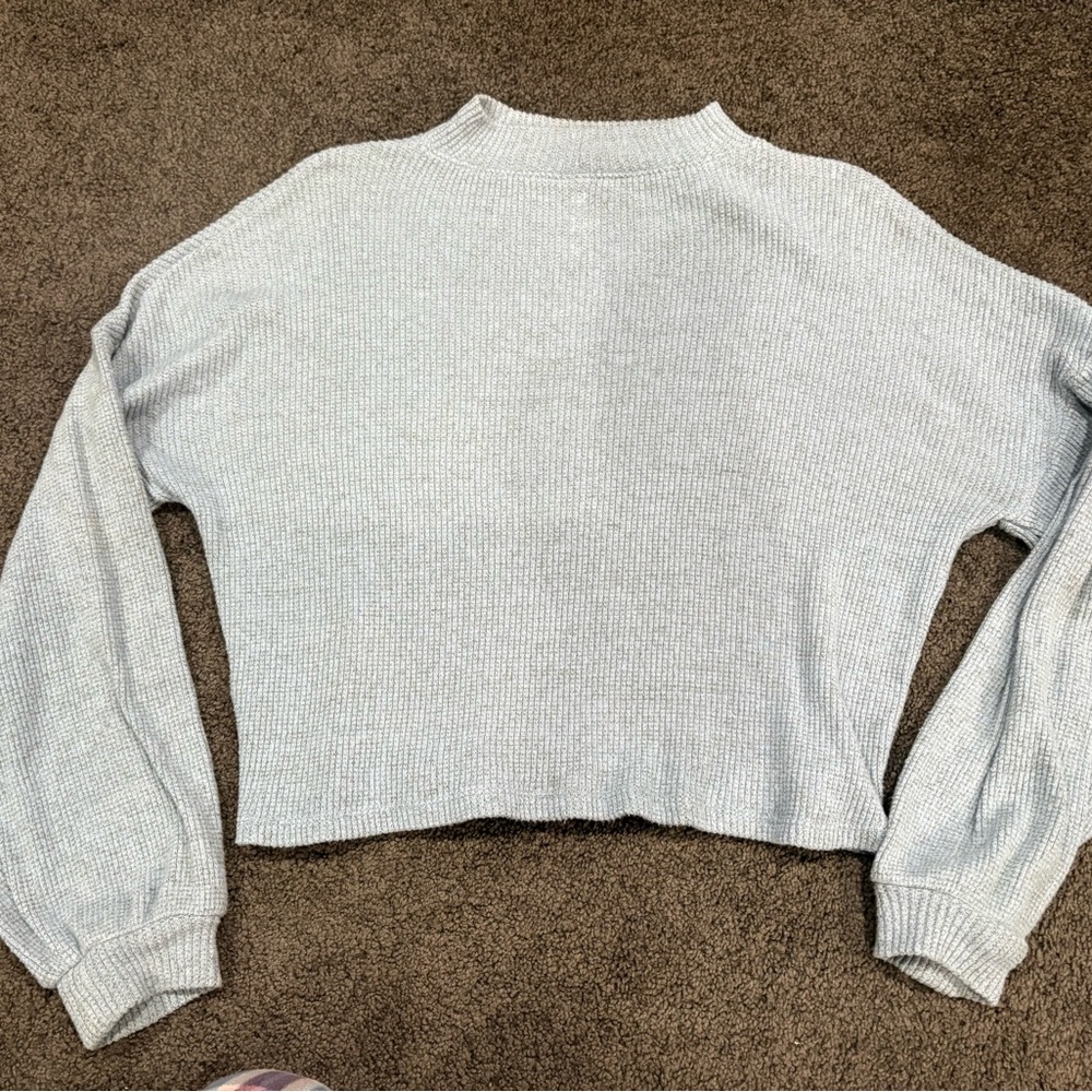 Cropped Knit Sweater